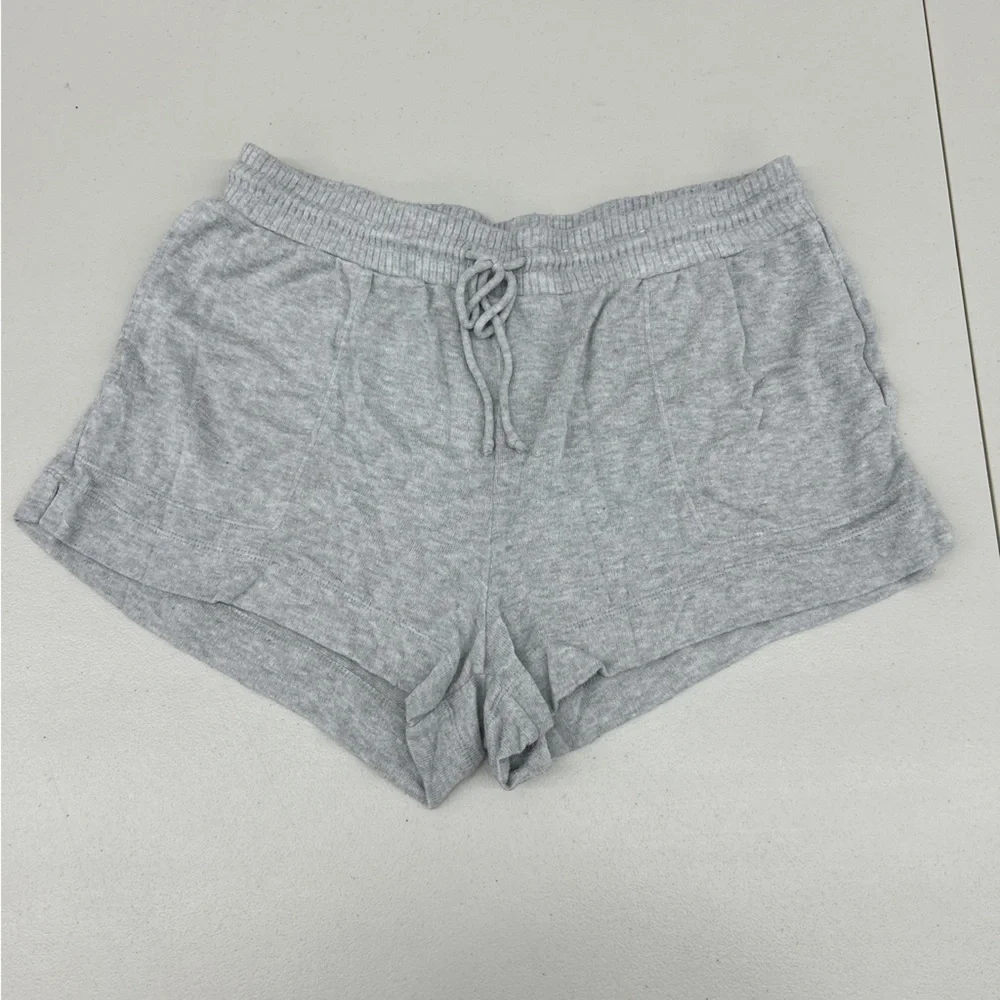 Stars Above Gray Athletic Shorts Soft Stretchy Fit